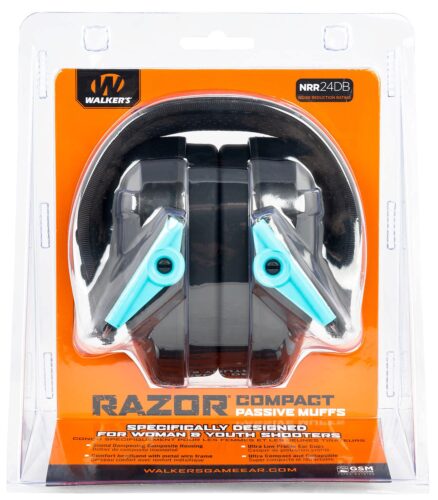 Walker's GWPCRPASTL Razor Compact Passive Muff 24 dB Over the Hea
