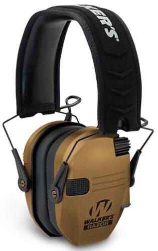 Walker's GWPRSEMBB Razor Slim Electronic Muff 23 dB Over the Head