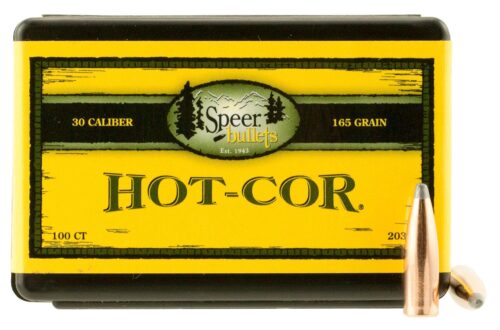 Speer Bullets 2035 Rifle Hunting Hot-Cor .308 165 gr Spitzer Soft