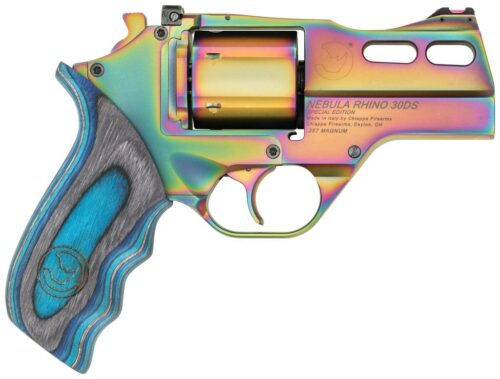 Chiappa Firearms 340319 Rhino 30DS Nebula 357 Mag 6 Shot, 3 Rainb