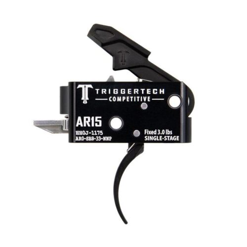 TriggerTech AR0SBB33NNP Competitive  Pro Curved Single-Stage 3 lb