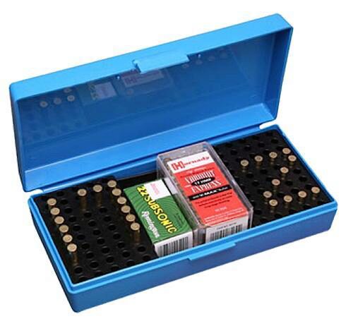MTM Case-Gard SB20020 SB-200  Multi-Caliber Rimfire Rifles Blue P