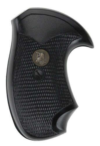 Pachmayr 02523 Compact Grip Checkered Black Rubber for Charter Ar