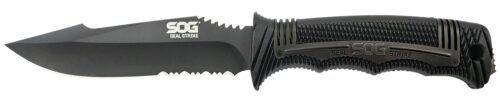 S.O.G SOGSS1003CP Seal Strike 4.90 Fixed Clip Point Part Serrated