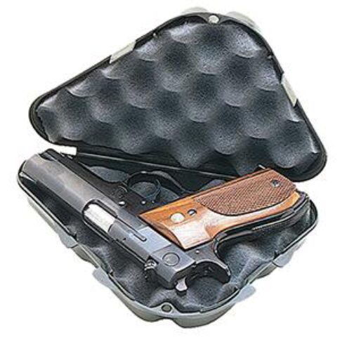 MTM Case-Gard 802C40 Single Handgun Case  made of Nylon w/ Black