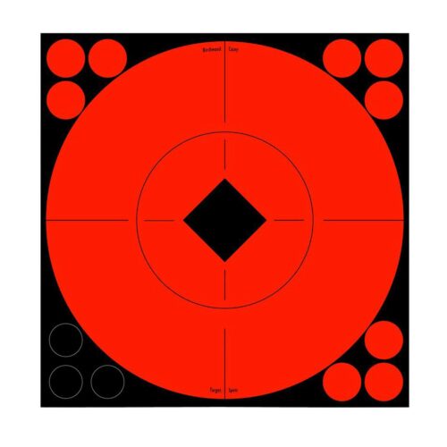 Birchwood Casey 33916 Target Spots  Self-Adhesive Paper Black/Red