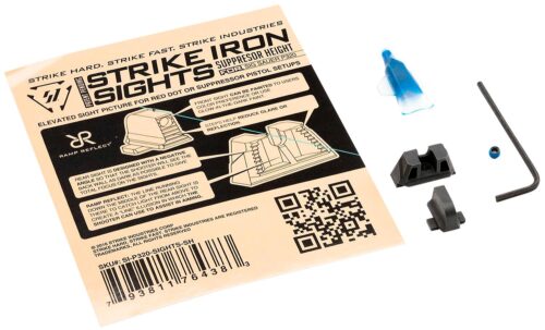 Strike Industries P320SIGHTSSH Strike Iron Sights-Suppressor Heig