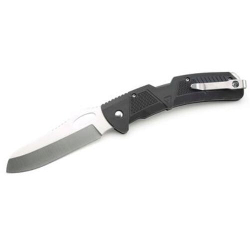 Strike Industries K1BK K1  3.51 Folding Plain AUS-8A SS Blade Bla