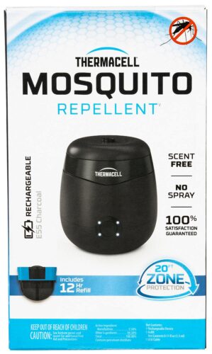 Thermacell E55X E-Series Rechargeable Repeller Charcoal Gray Effe