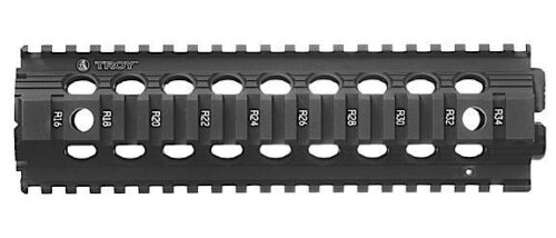 Troy Ind SRAIMRFD9BT00 Drop In Accessory Rail AR-15 Black Hardcoa