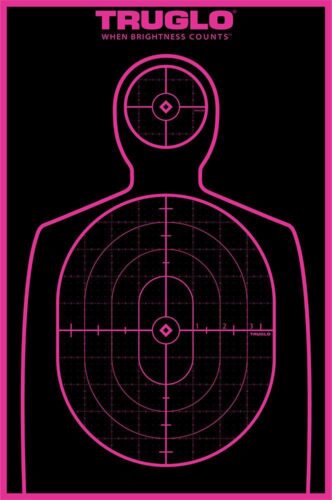 TruGlo TG13P6 Tru-See Splatter Target Black/Pink Self-Adhesive Pa