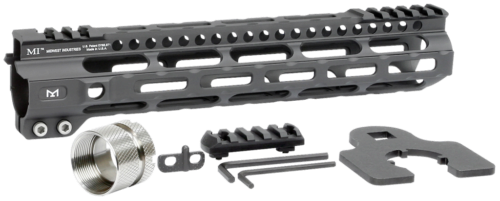 Midwest Industries MIULW105 Ultralight  AR-15 Black Hardcoat Anod
