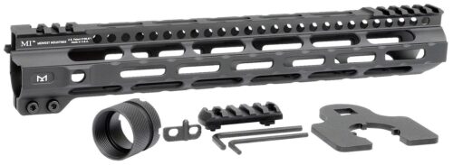 Midwest Industries MIULW12625 Ultralight  AR-15 Black Hardcoat An
