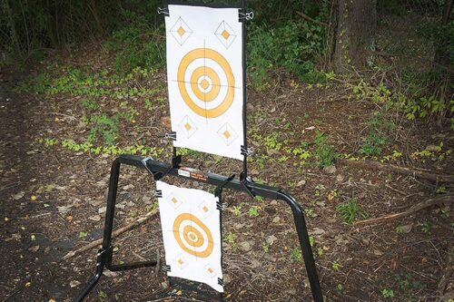 Viking Solutions VKSVPT001 Convertible Paper Target Stand Black C