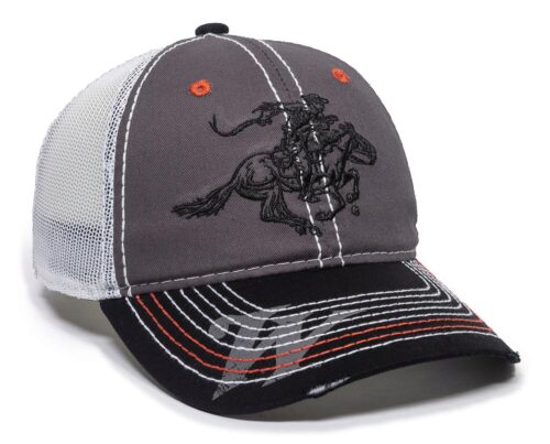 Outdoor Cap WIN35B Winchester Cap Cotton Twill Black/Charcoal/Whi