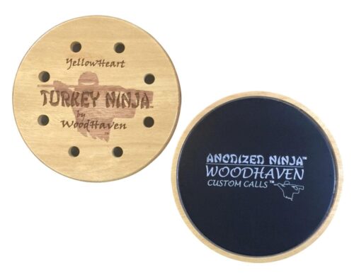 Woodhaven WH086 Anodized Ninja  Friction Call Attracts Turkeys Bl
