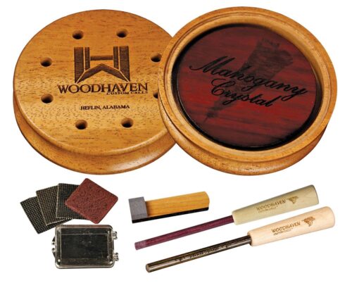 Woodhaven WH355 Mahogany Crystal  Friction Call Attracts Turkeys