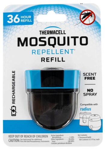 Thermacell ER136 Repellent Refill  Black Effective 20 ft Fits Rec