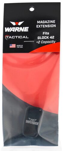 Warne MEG422BLK Magazine Extension  made of 6061-T6 Aluminum with