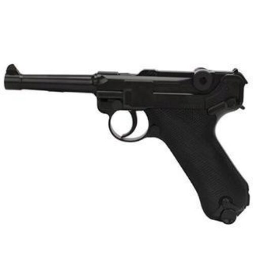 Umarex USA 2251800 Legends P.08  CO2 177 BB 21+1 4.60 Black Polym