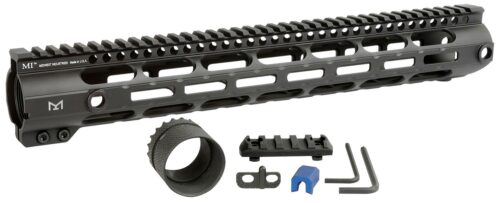 Midwest Industries MICRL30815  Combat Handguard AR-308/LR-308 Bla