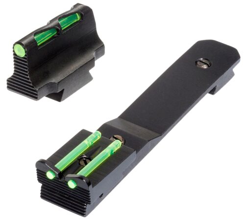 HiViz HHVS41 Henry Rifles Sight Set  Black Interchangeable Front