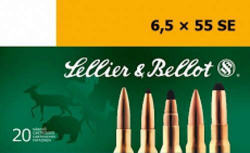 Sellier & Bellot SB6555C Rifle  6.5x55 Swedish 140 gr Full Metal