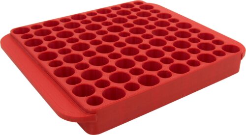 Hornady 480042 Magnum Reloading Block Red Multi Caliber Plastic 5