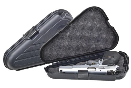 Plano 142300 Protector Pistol Case Large Black Polymer Holds Hand