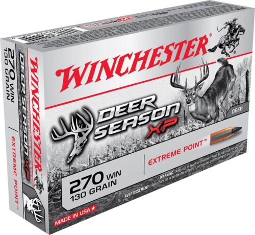 Winchester Ammo X270DS Deer Season XP 270 Win 130 gr Extreme Poin
