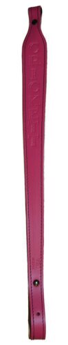 Crickett KSA802 Rifle Sling  Black w/ Pink Stitching Leather, 23