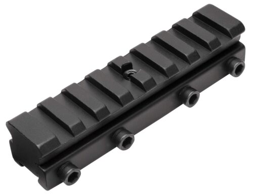 TruGlo TG8953B 3/8 In.  to Picatinny Mounting Adapter  Matte Blac