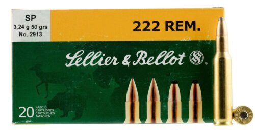 Sellier & Bellot SB222A Rifle  222 Rem 50 gr Soft Point 20 Per Bo