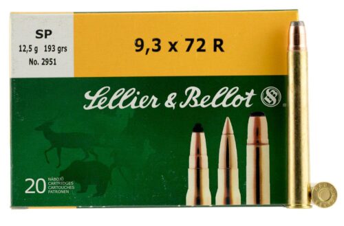 Sellier & Bellot SB9372RA Rifle  9.3mmx72R 193 gr Soft Point 20 P