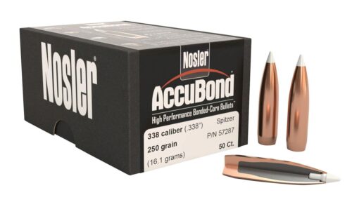 Nosler 57287 AccuBond  338 Cal .338 250 gr Spitzer Point/ 50 Per