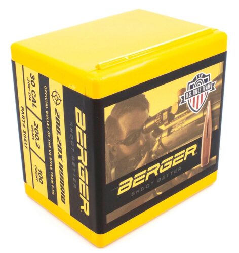 Berger Bullets 30417 Hybrid Target  30 Cal .308 200.2 gr Hybrid 1