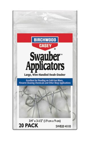 Birchwood Casey 41110 Swauber Applicators  20 Per Package