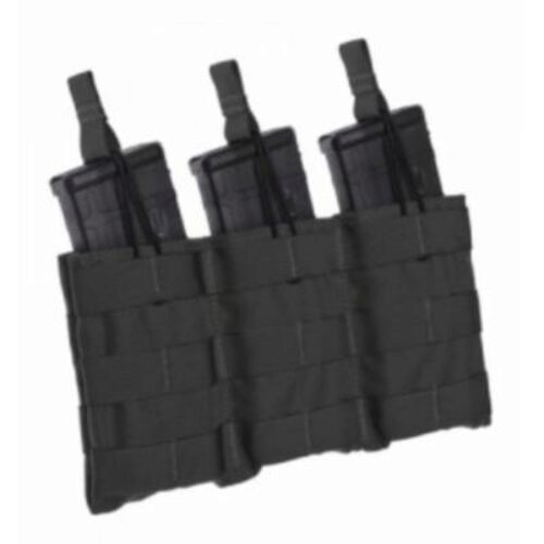 Tacshield T3508BK Speed Load Triple Rifle Triple Black 1000D Nylo