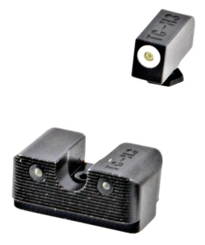 TruGlo TG231G2W Tritium Pro  High, White Outline Tritium Front/ G