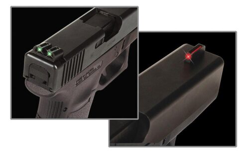 TruGlo TG131S2 Fiber-Optic  Black | Red Fiber Optic Front Sight G
