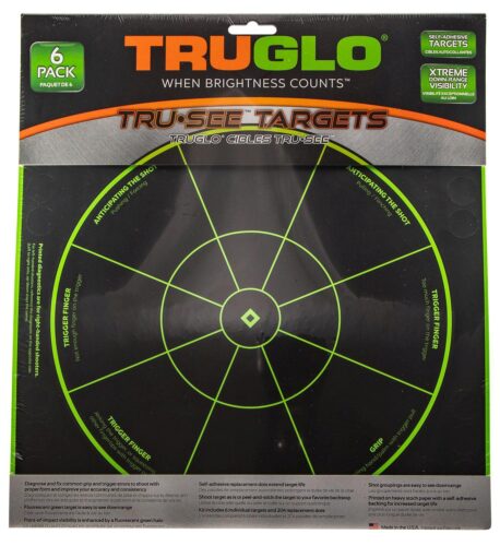 TruGlo TG15A6 Tru-See Handgun Diagnostic Self-Adhesive Paper Univ