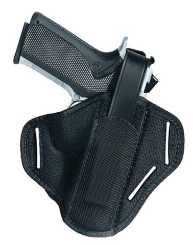 Uncle Mike's 86150 Super  OWB Size 15 Black Laminate Belt Slide F