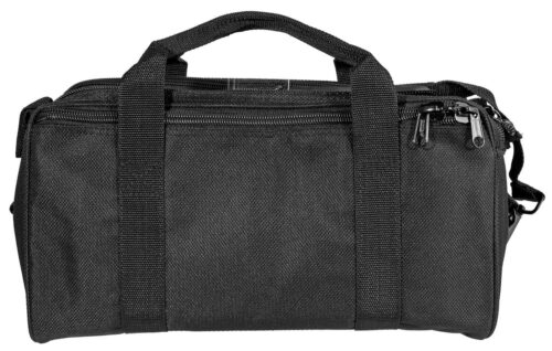 Uncle Mike's 22520 Gun Mate Range Bag made of Nylon with Black Fi