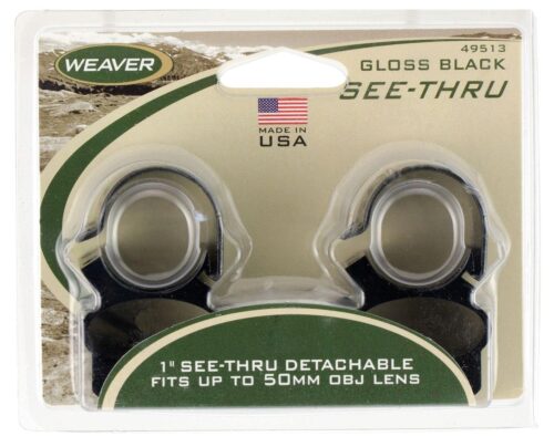 Weaver Mounts 49513 See-Thru Detachable  Black Gloss 1