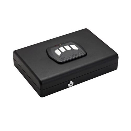 SnapSafe 75432 Keypad Safe  Keypad/Key Entry Black Steel 11 H x 8
