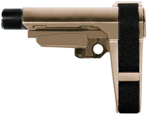 SB Tactical SBA3X02SB SBA3 X Flat Dark Earth Adjustable Synthetic