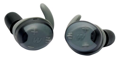 Walker's GWPSLCRRC2 Silencer 2.0 R600 26 dB In The Ear Gray Polym