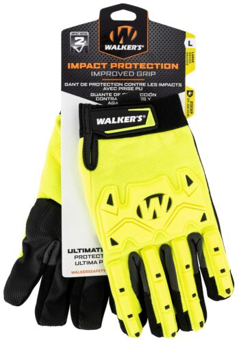 Walker's GWPSFHVFFPUIL2SM Cold Weather Impact Protection Black/Ye