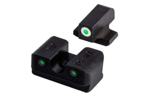 TruGlo TG231B1W Tritium Pro  Black | Green Tritium White Outline