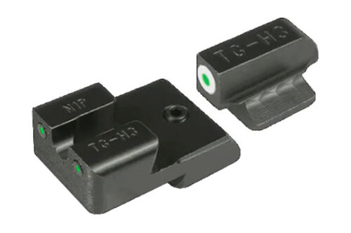 TruGlo TG231N1W Tritium Pro  Black | Green Tritium White Outline